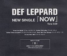 Def Leppard : Now (Promo)